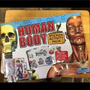 NIP Human body sticker & activity book